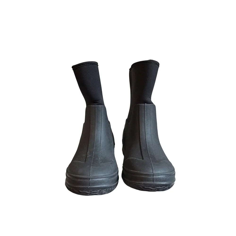 Western Chief Kids Freestyle Neoprene Black Waterproof Rain Boots Size 5B 37